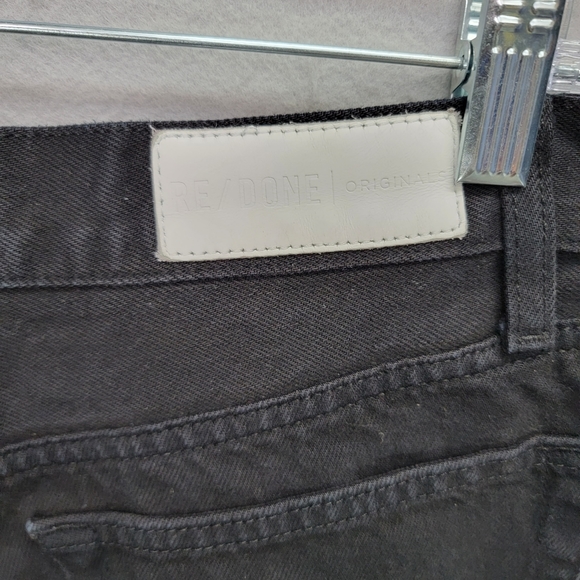 REDONE ORIGINALS HIGH RISE STRAIGHT LEG RAW HEM, SIZE 28 - Picture 4 of 12